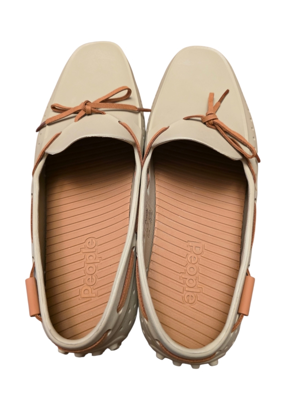 People Men's Senna Slip-On Foam Loafers with Tan Lacing - Picture 7 of 11